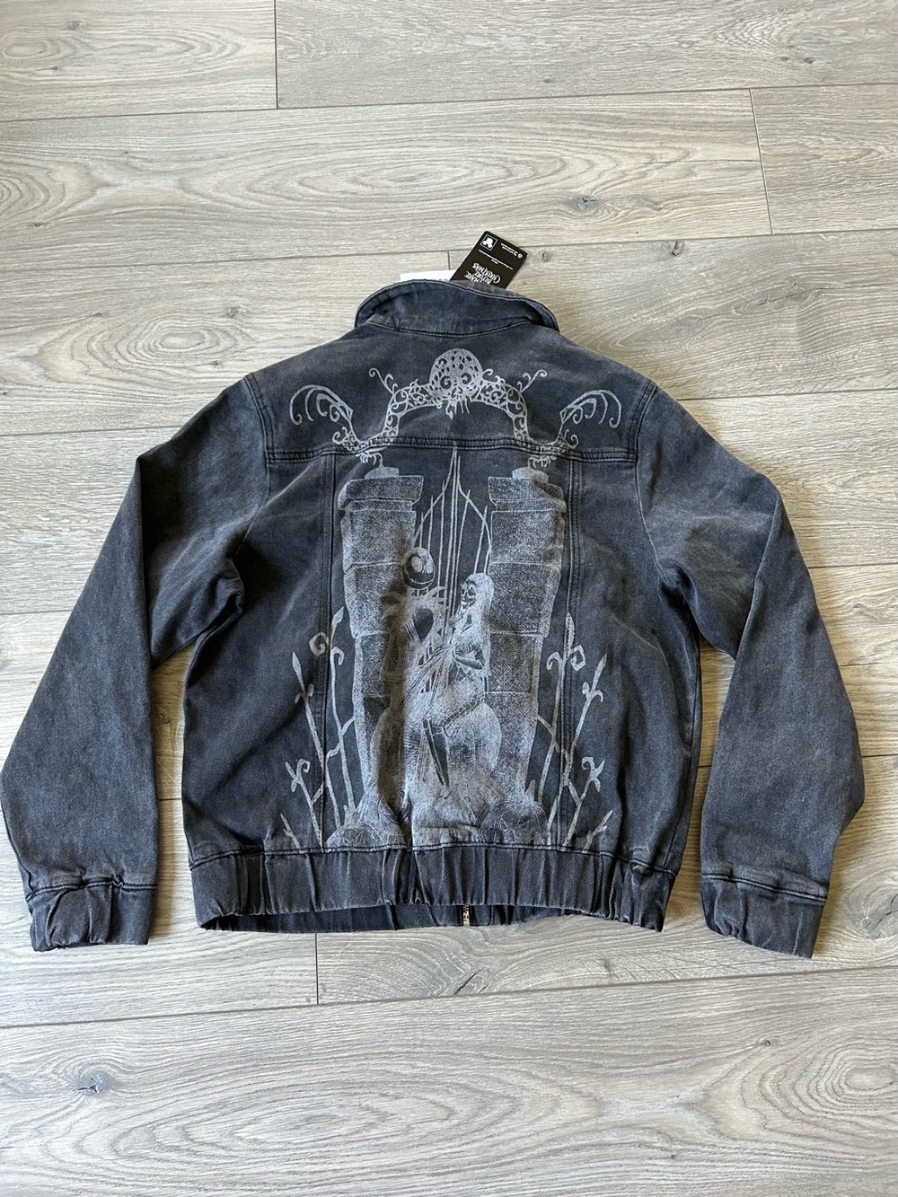 Disney | Lunchbox Nightmare Before Christmas Jack & Sally Denim Jacket Sz M New
